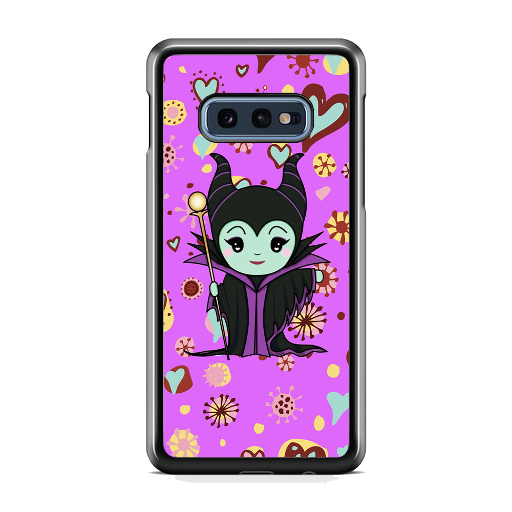 Maleficent Cartoon in Love Samsung Galaxy S10E Case
