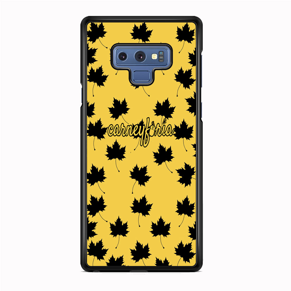 Maple Leaf Doodle Carneyforia Samsung Galaxy Note 9 Case