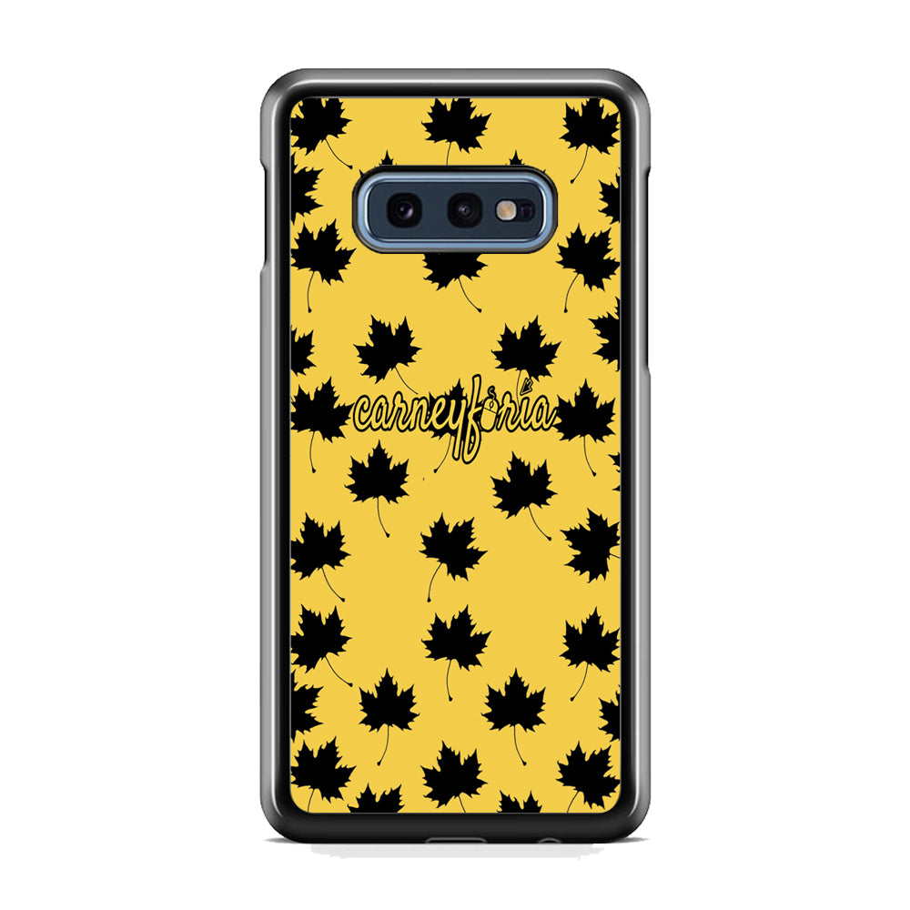 Maple Leaf Doodle Carneyforia Samsung Galaxy S10E Case