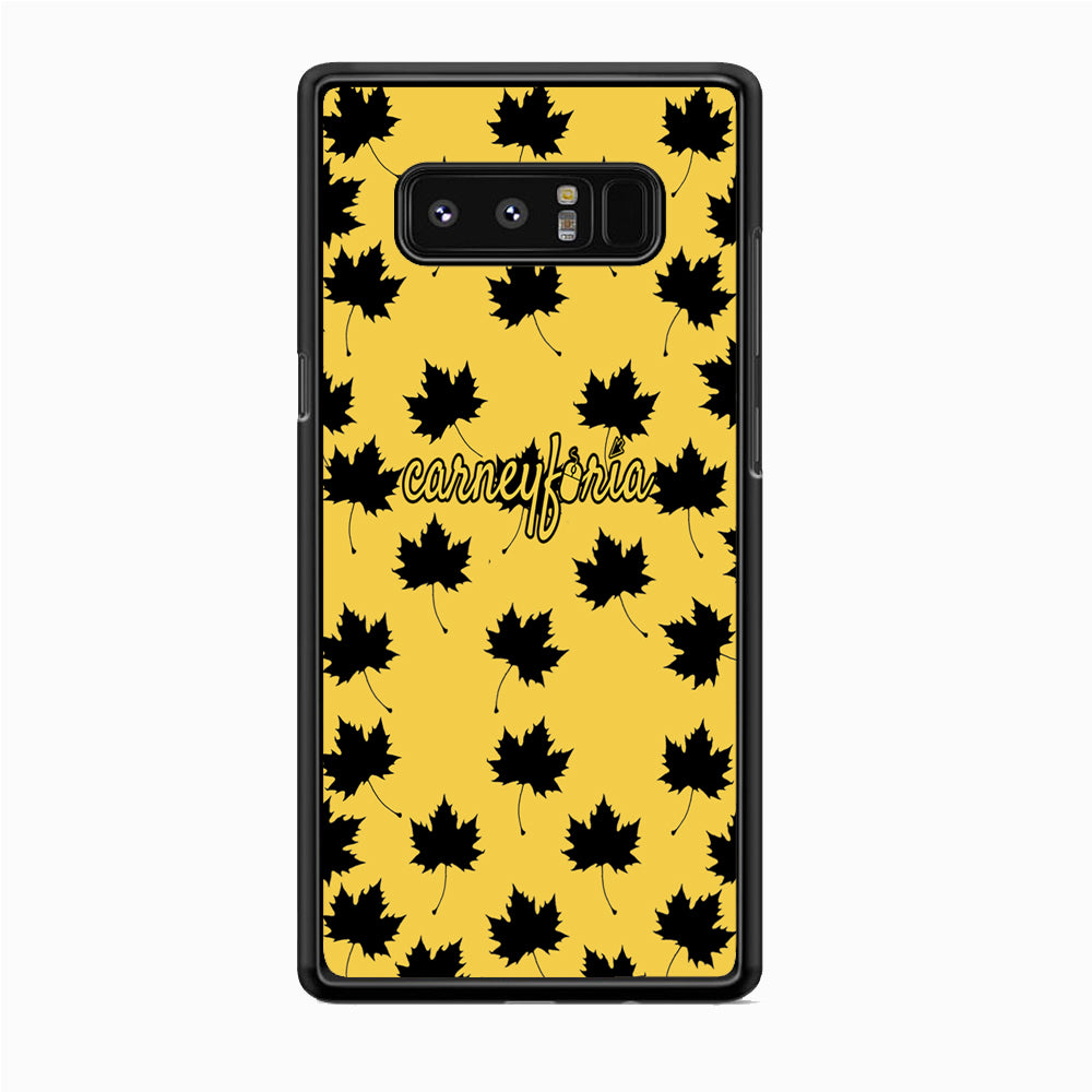 Maple Leaf Doodle Carneyforia Samsung Galaxy Note 8 Case