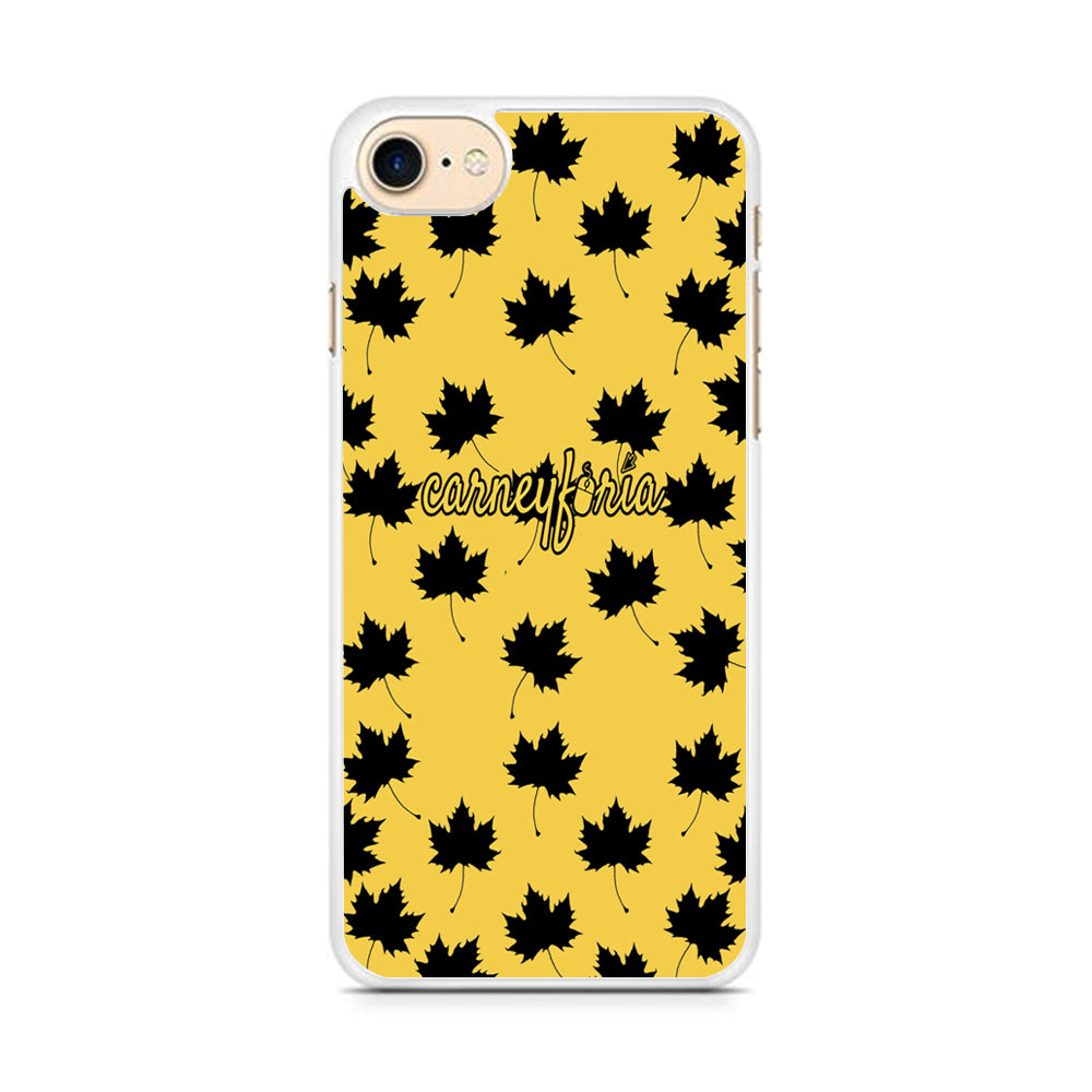 Maple Leaf Doodle Carneyforia iPhone 8 Case