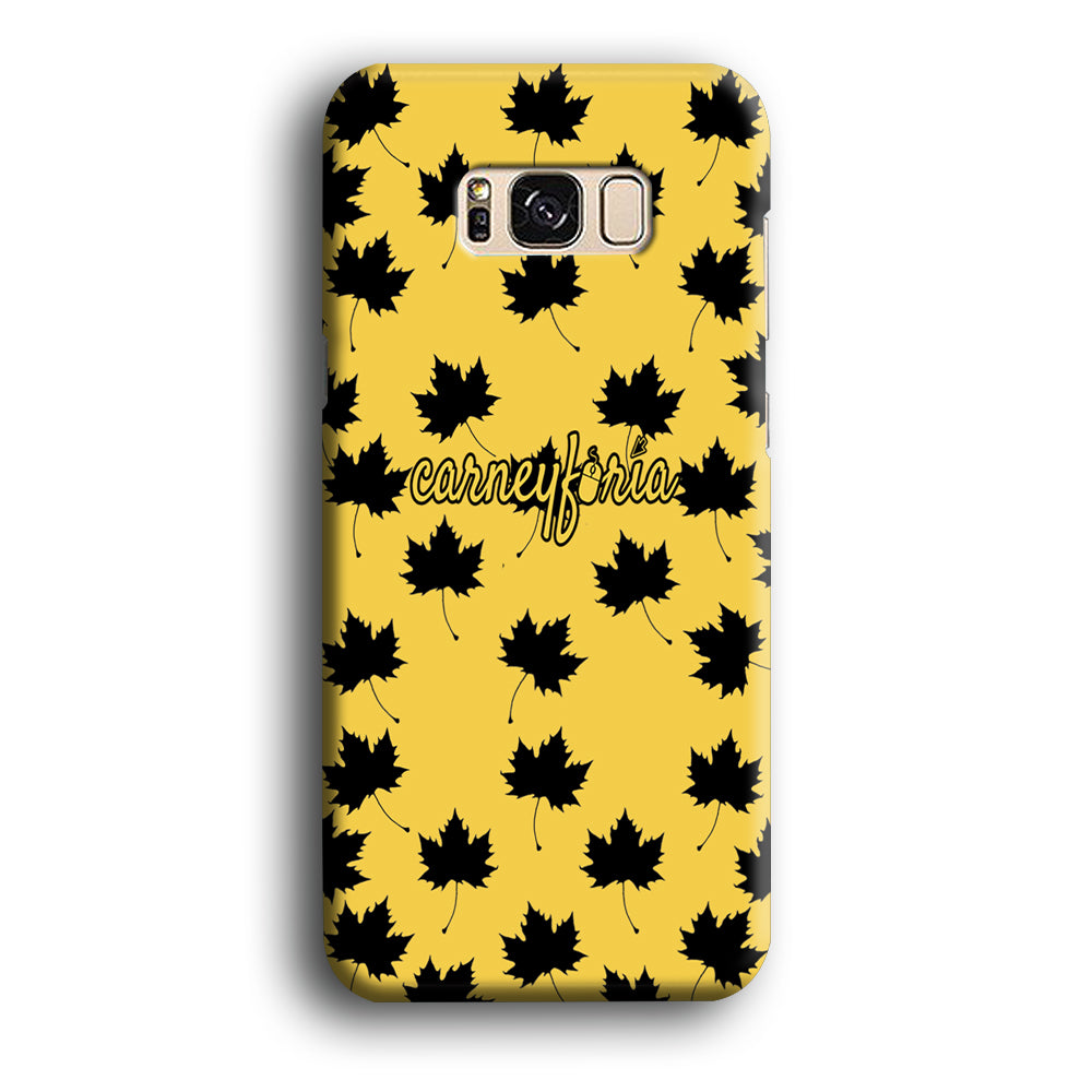 Maple Leaf Doodle Carneyforia Samsung Galaxy S8 Case