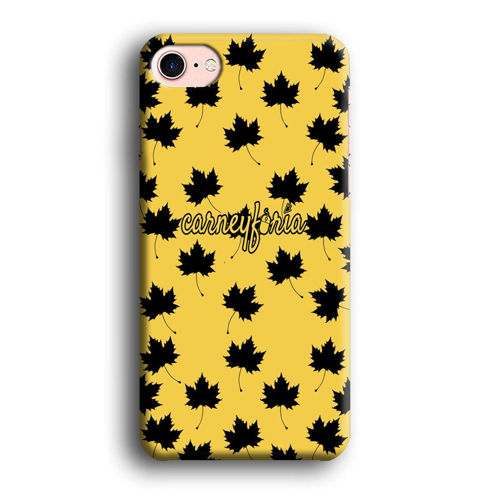 Maple Leaf Doodle Carneyforia iPhone 8 Case