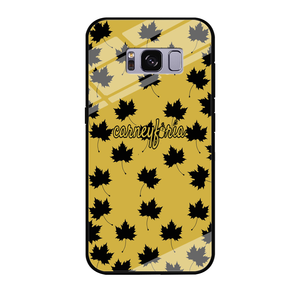 Maple Leaf Doodle Carneyforia Samsung Galaxy S8 Case