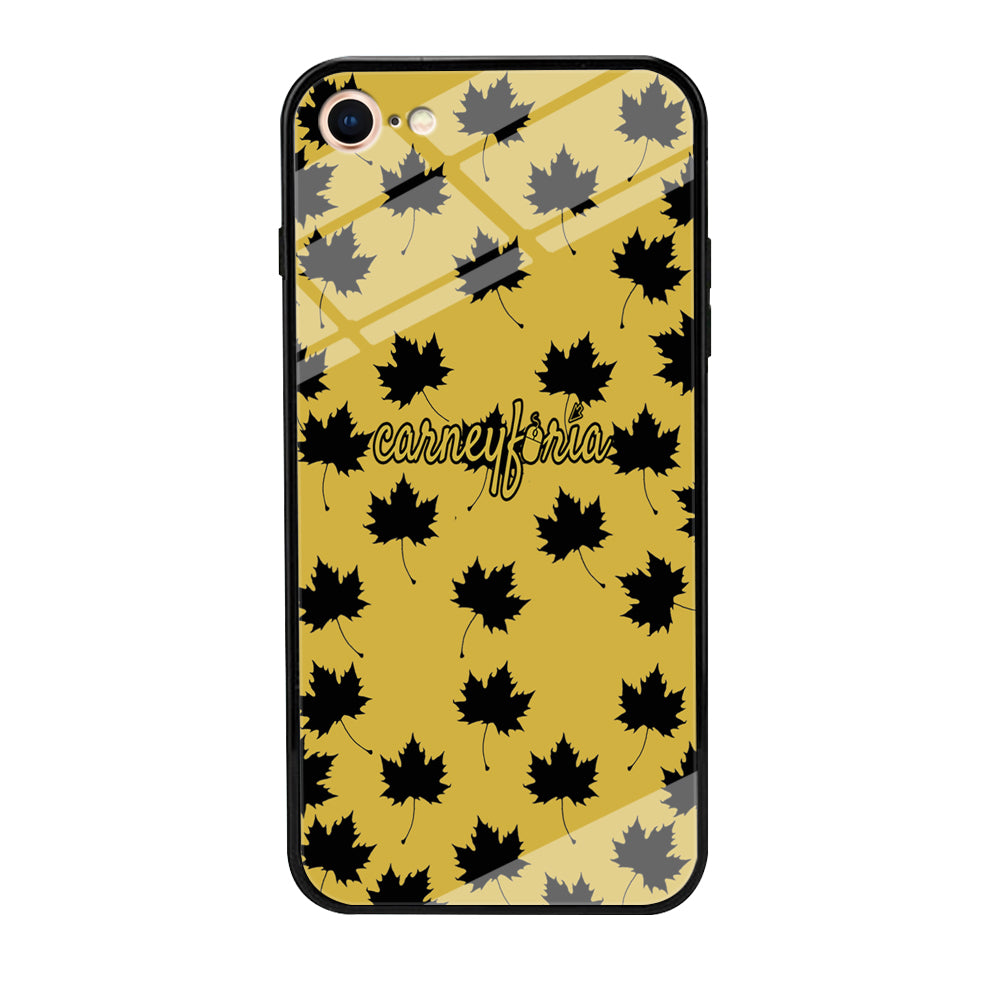 Maple Leaf Doodle Carneyforia iPhone 8 Case