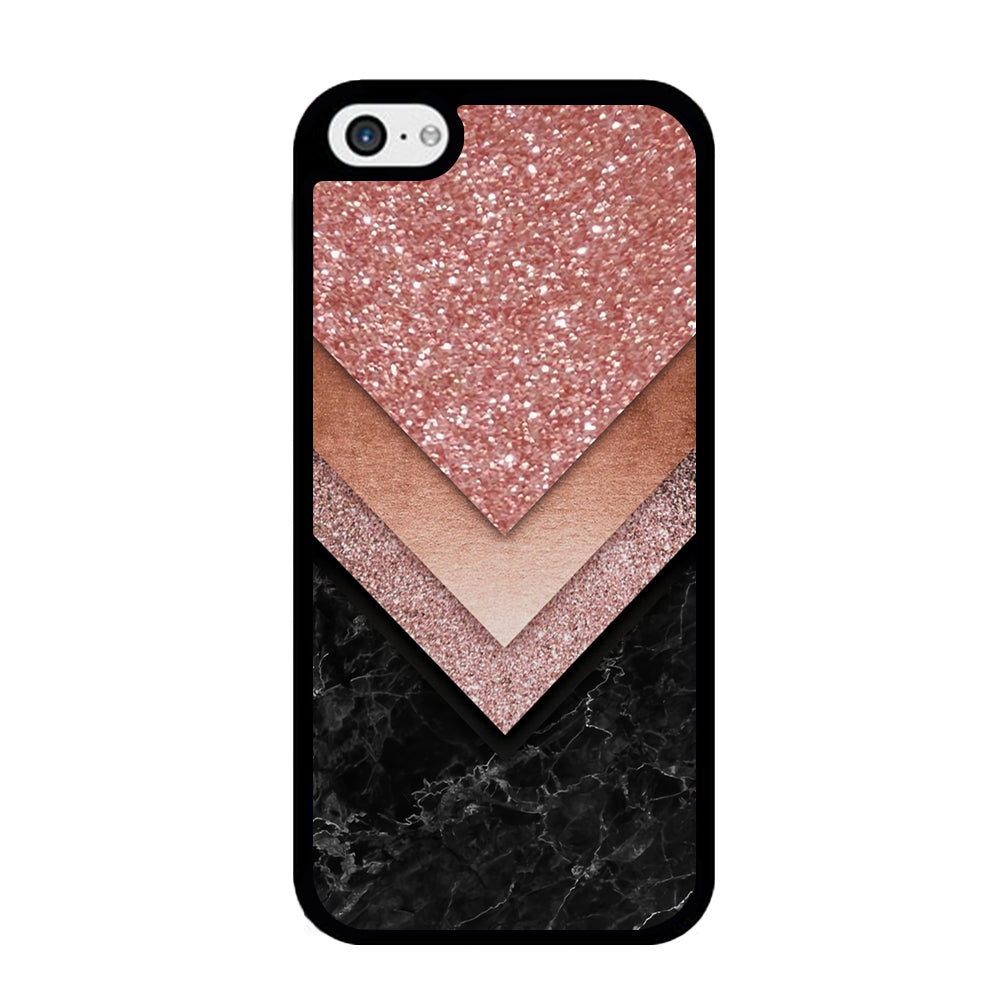 Marble Sparkle Pink Chevron iPhone 5 | 5s Case - Carneyforia