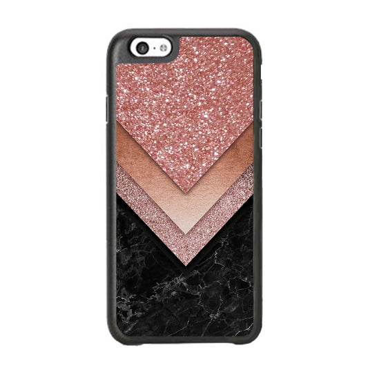 Marble Sparkle Pink Chevron iPhone 6 Plus | 6s Plus Case