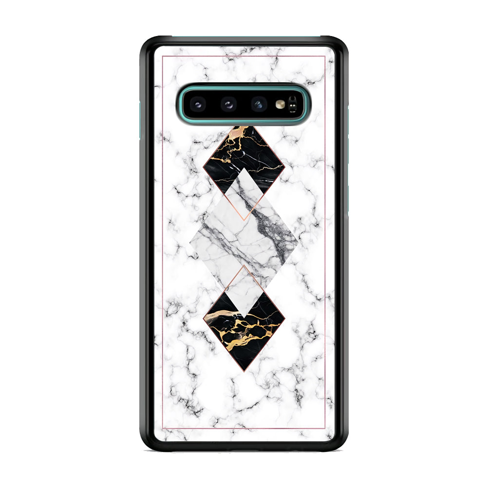 Marble Square Instalation Samsung Galaxy S10 Case