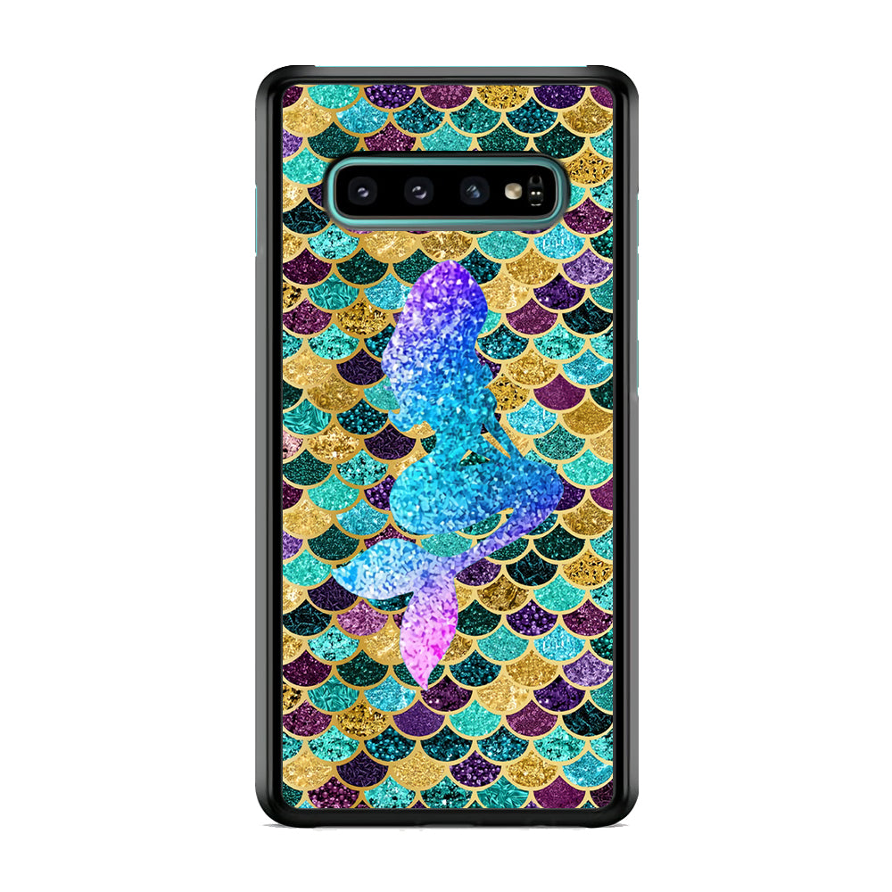Mermaid Shine of Silhouette Samsung Galaxy S10 Case