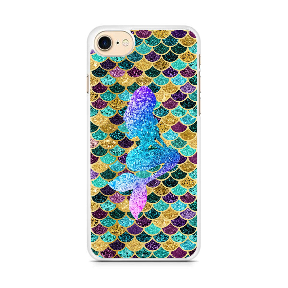 Mermaid Shine of Silhouette iPhone 8 Case
