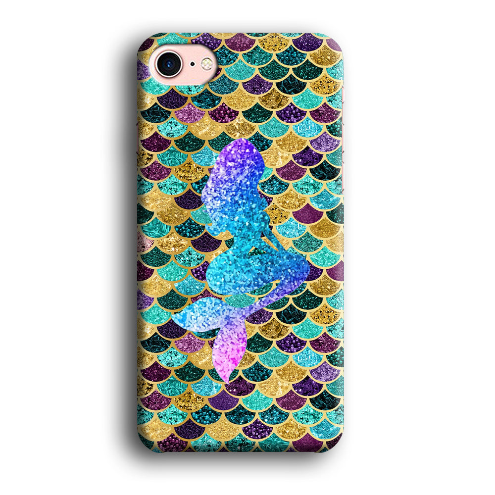 Mermaid Shine of Silhouette iPhone 8 Case