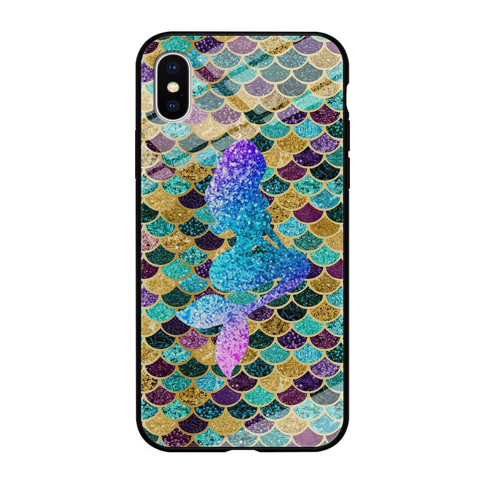 Mermaid Shine of Silhouette iPhone X Case