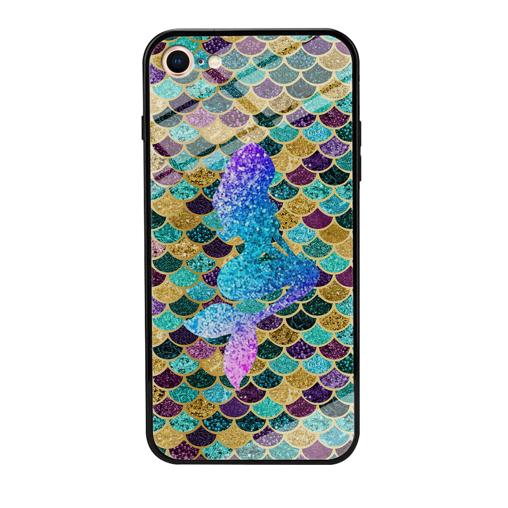 Mermaid Shine of Silhouette iPhone 8 Case