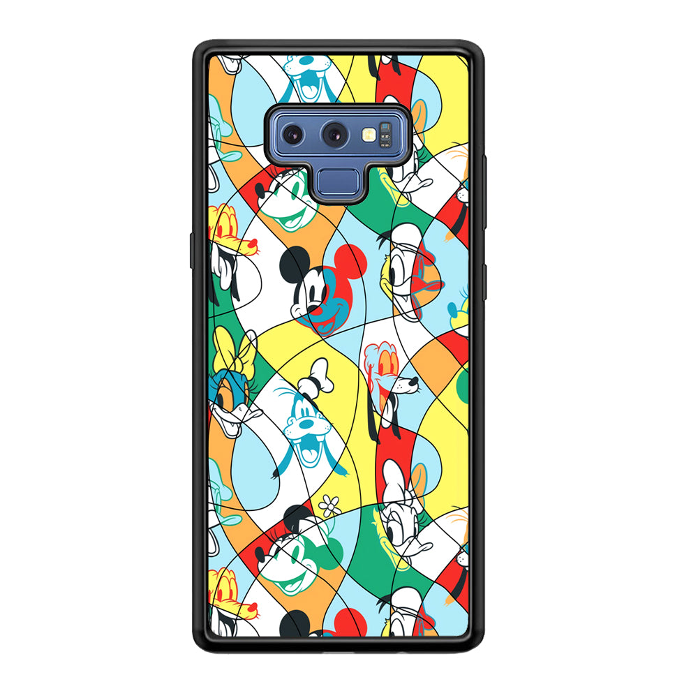 Mickey Mouse and Friend Art Dimension Samsung Galaxy Note 9 Case