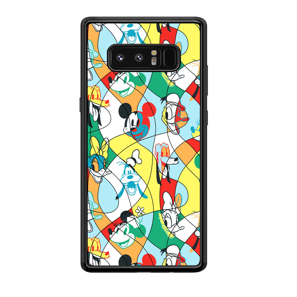 Mickey Mouse and Friend Art Dimension Samsung Galaxy Note 8 Case