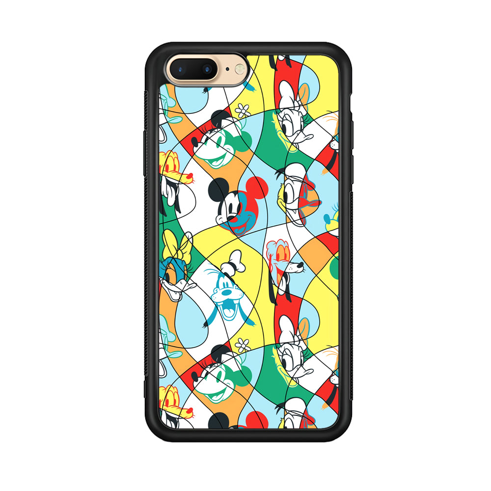 Mickey Mouse and Friend Art Dimension iPhone 7 Plus Case