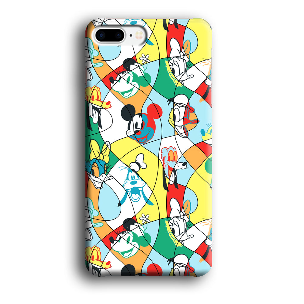 Mickey Mouse and Friend Art Dimension iPhone 7 Plus Case