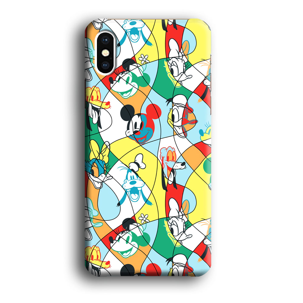 Mickey Mouse and Friend Art Dimension iPhone XS MAX Case