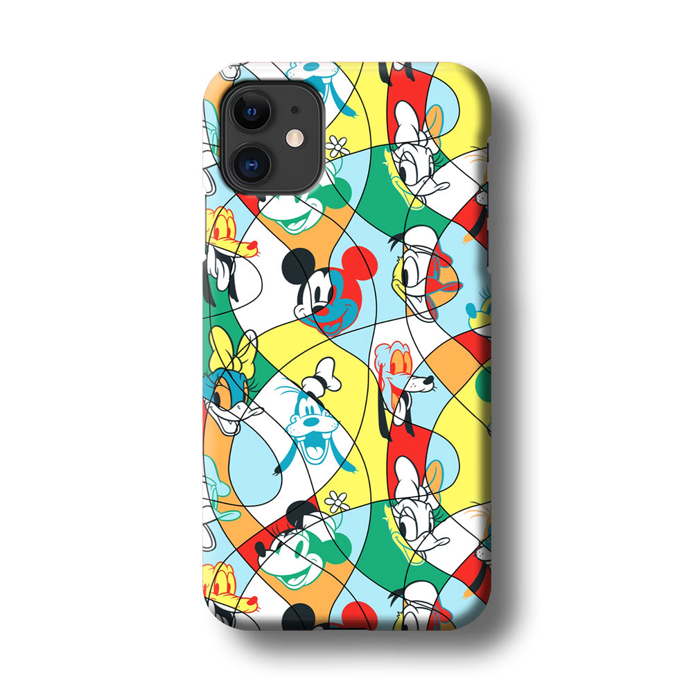 Mickey Mouse and Friend Art Dimension iPhone 11 Case