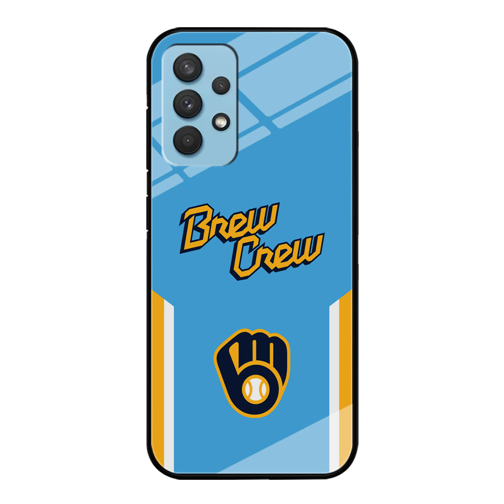 Milwaukee Brewers Brew Crew Jersey Samsung Galaxy A32 Case