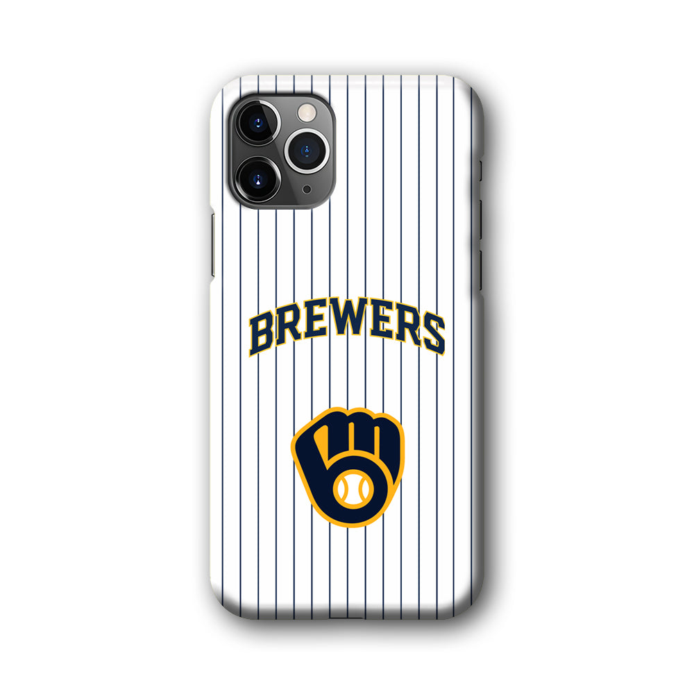 Milwaukee Brewers Shine of White iPhone 11 Pro Max Case