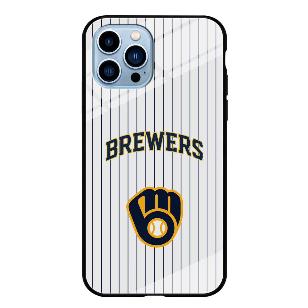 Milwaukee Brewers Shine of White iPhone 13 Pro Case
