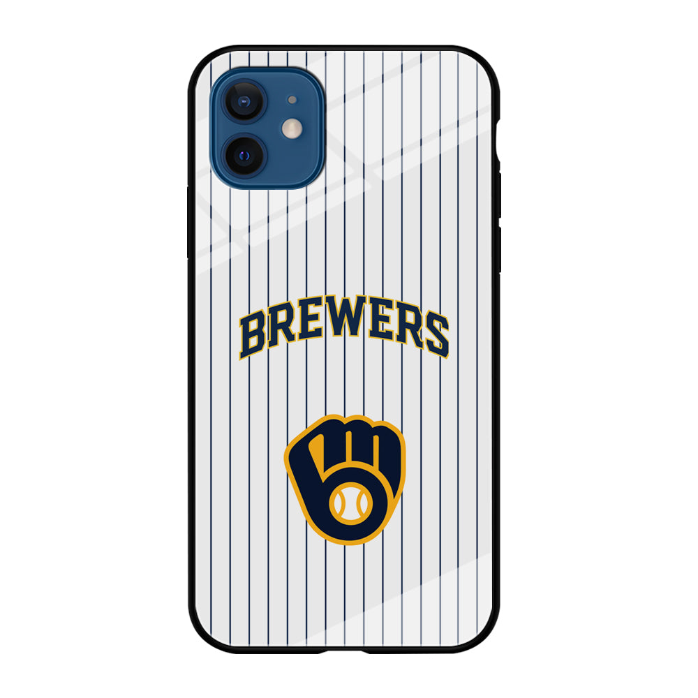 Milwaukee Brewers Shine of White iPhone 12 Case