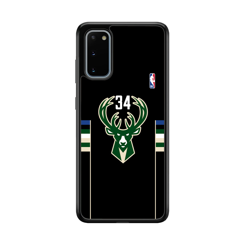 Milwaukee Bucks 34 Pride Samsung Galaxy S20 Case