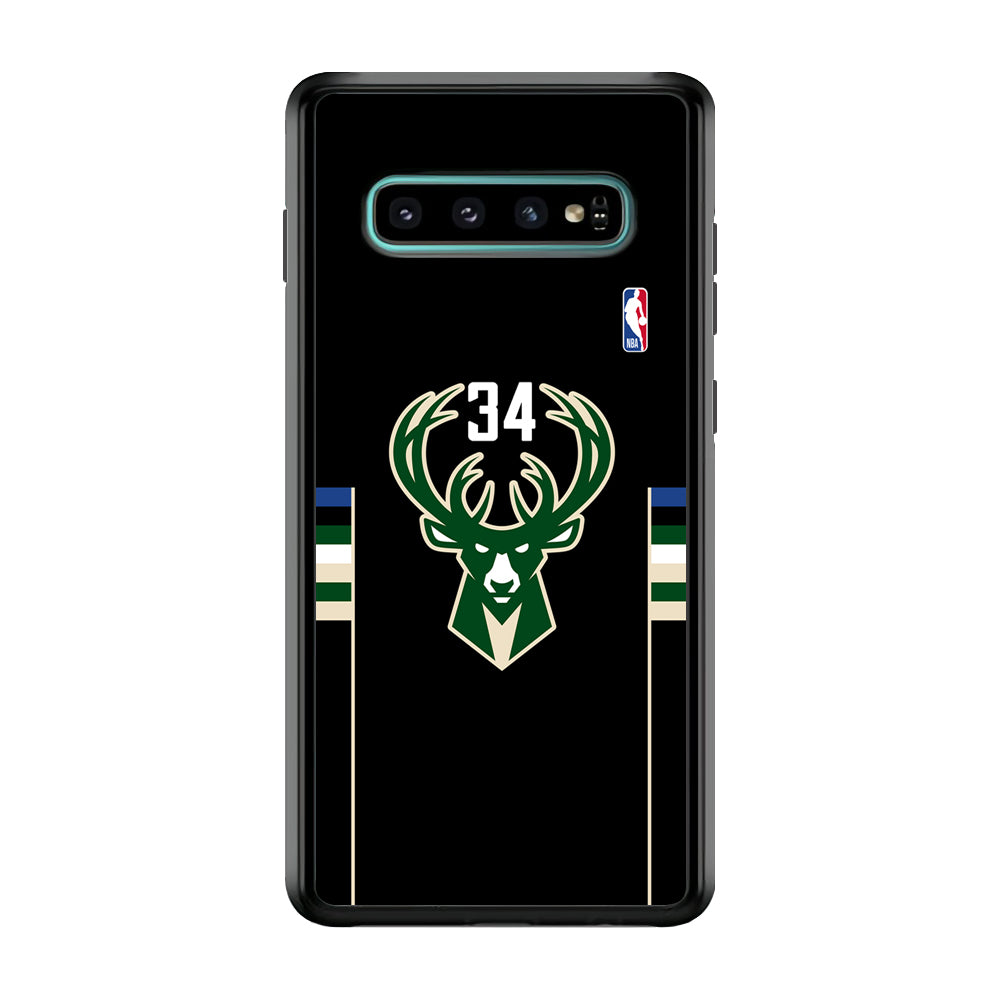 Milwaukee Bucks 34 Pride Samsung Galaxy S10 Plus Case