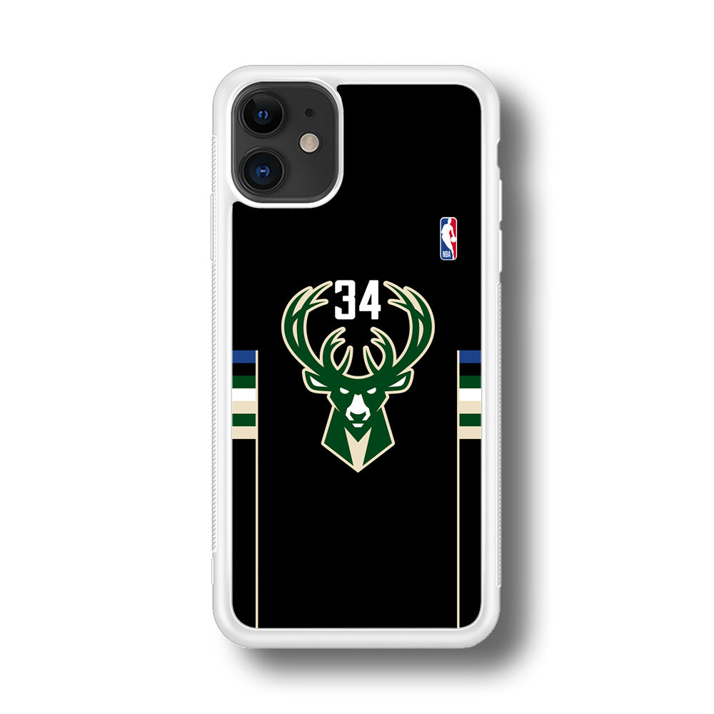 Milwaukee Bucks 34 Pride iPhone 11 Case