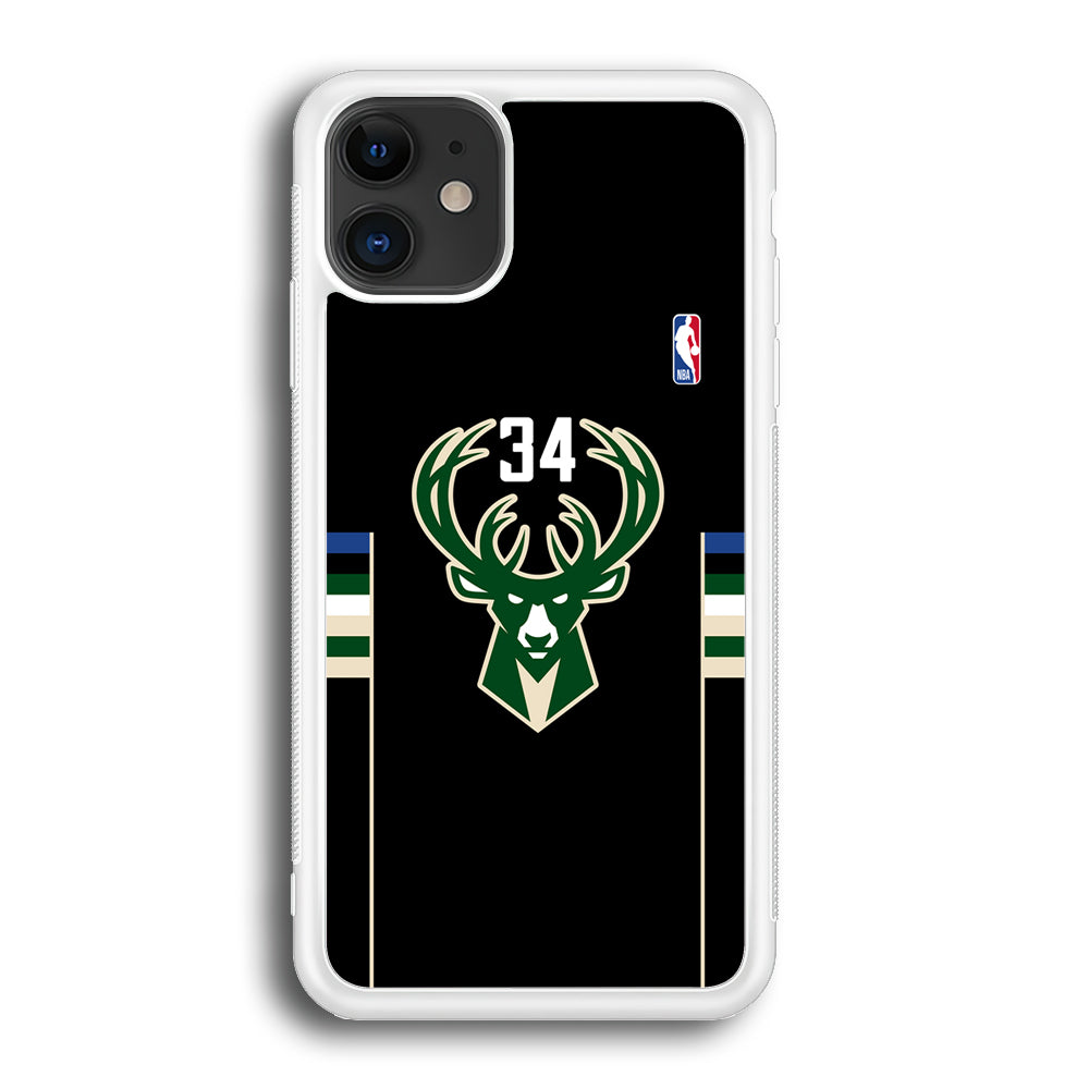 Milwaukee Bucks 34 Pride iPhone 12 Case
