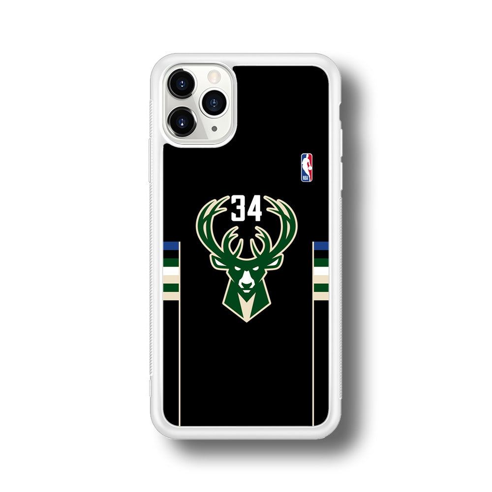 Milwaukee Bucks 34 Pride iPhone 11 Pro Max Case