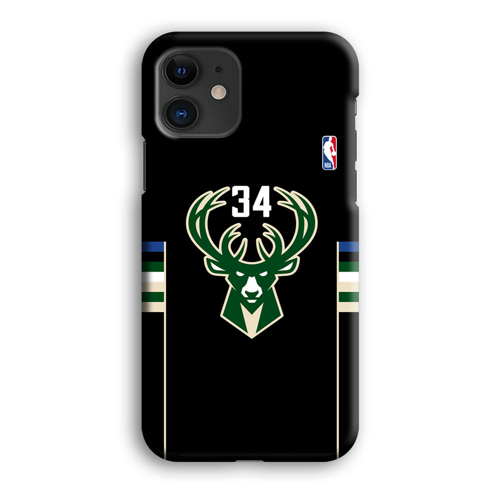 Milwaukee Bucks 34 Pride iPhone 12 Case