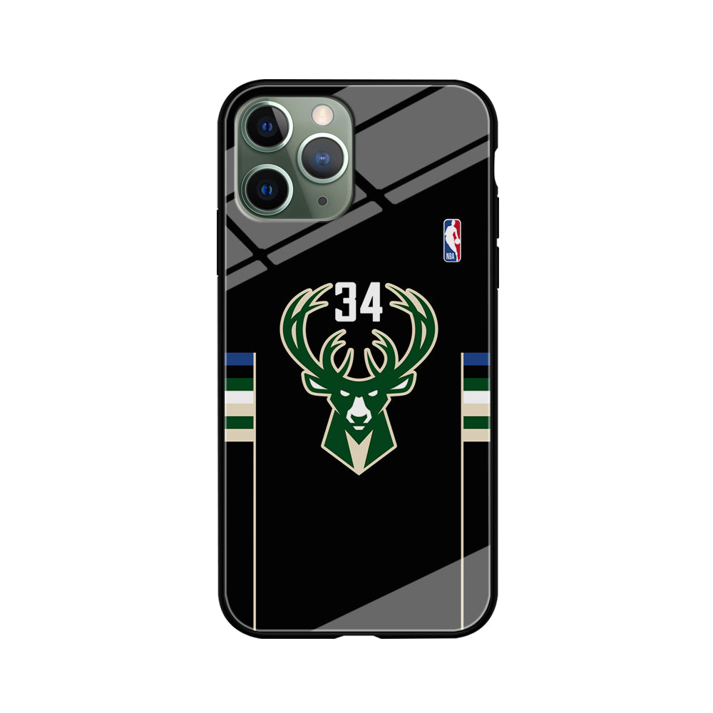 Milwaukee Bucks 34 Pride iPhone 11 Pro Max Case
