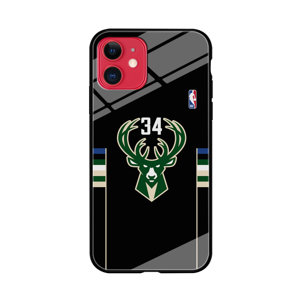 Milwaukee Bucks 34 Pride iPhone 11 Case