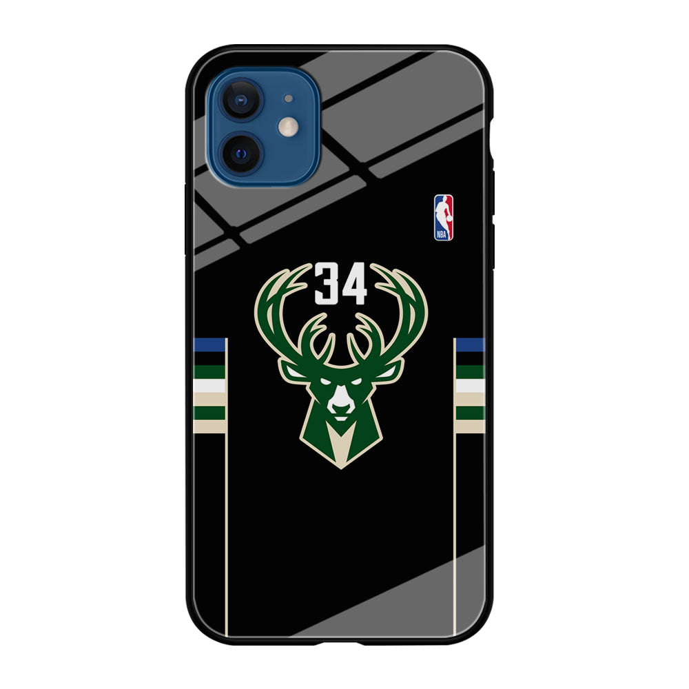 Milwaukee Bucks 34 Pride iPhone 12 Case
