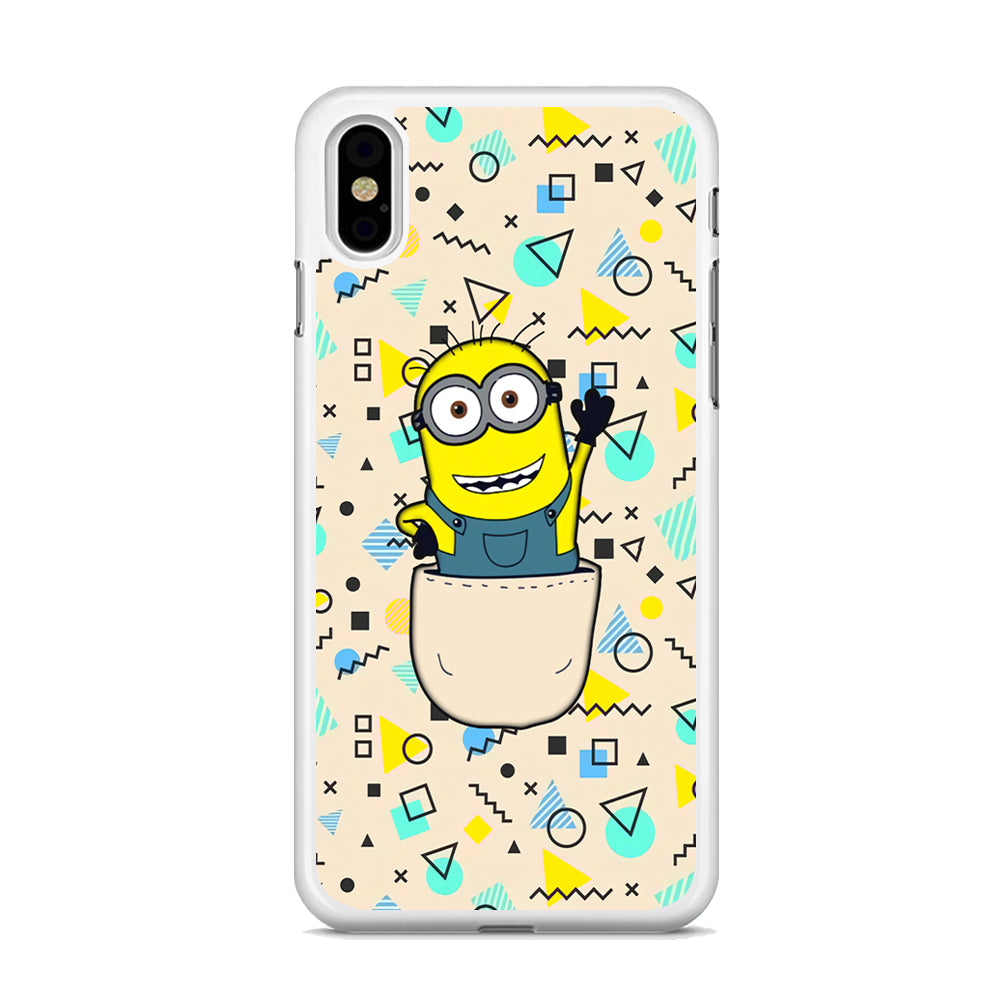 Minion Stand on The Pocket iPhone XS MAX Case