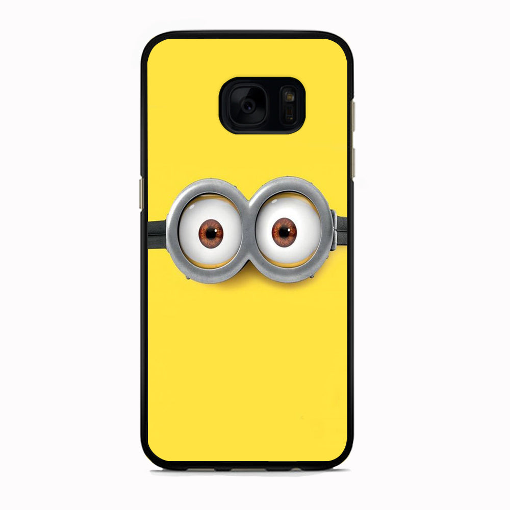 Minions Eyeglasses Samsung Galaxy S7 Edge Case