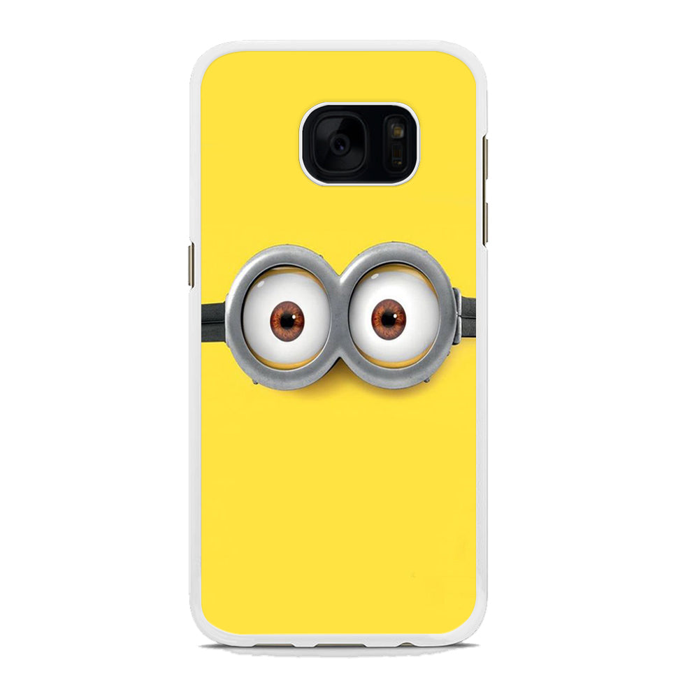 Minions Eyeglasses Samsung Galaxy S7 Edge Case