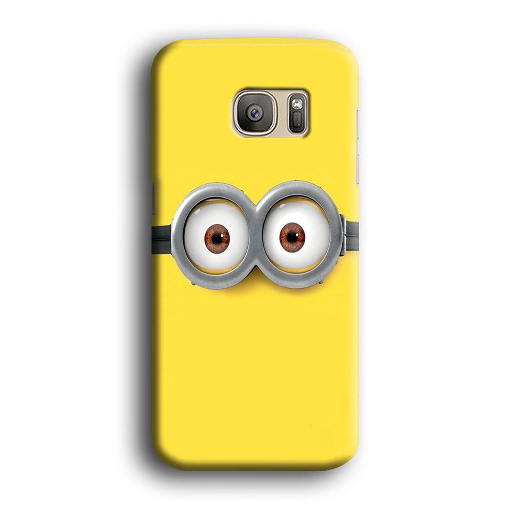 Minions Eyeglasses Samsung Galaxy S7 Edge Case
