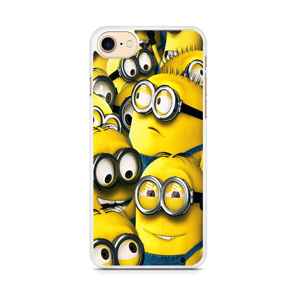 Minions Gather Around iPhone 8 Case
