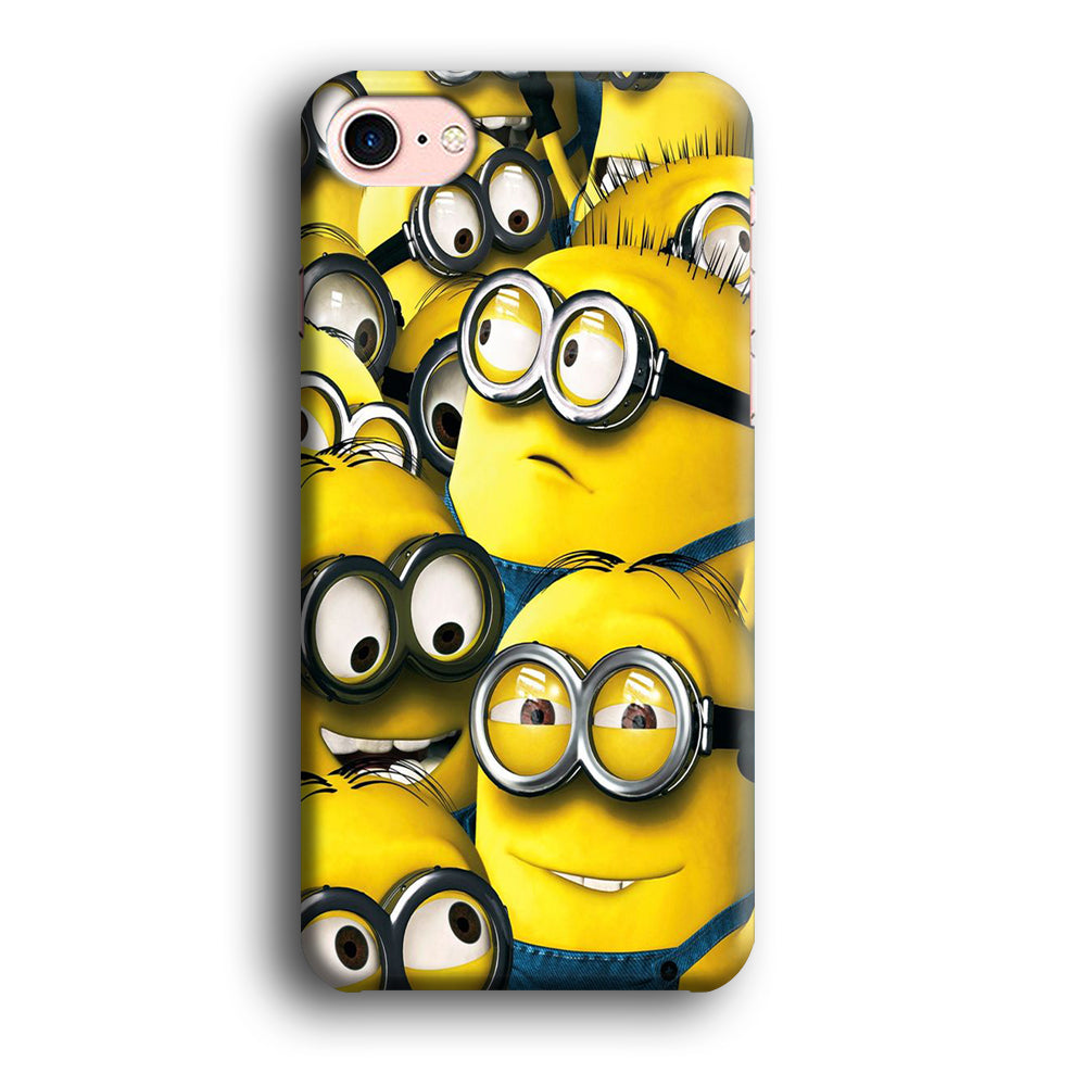 Minions Gather Around iPhone 8 Case