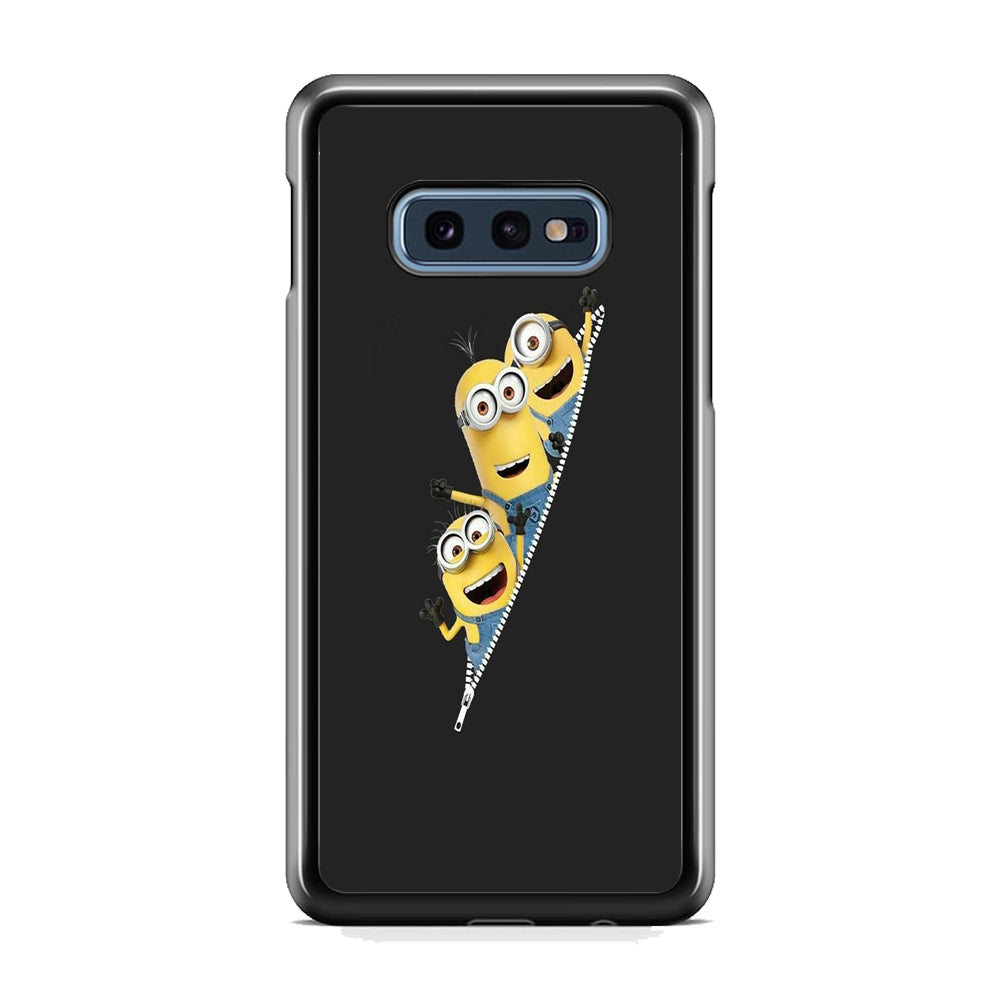 Minions Grey Zip Samsung Galaxy S10E Case