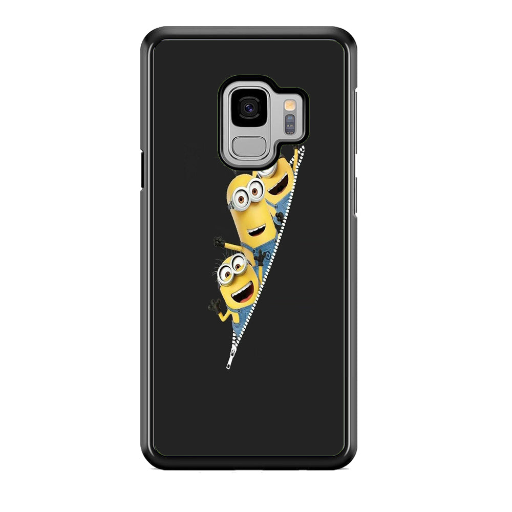 Minions Grey Zip Samsung Galaxy S9 Case