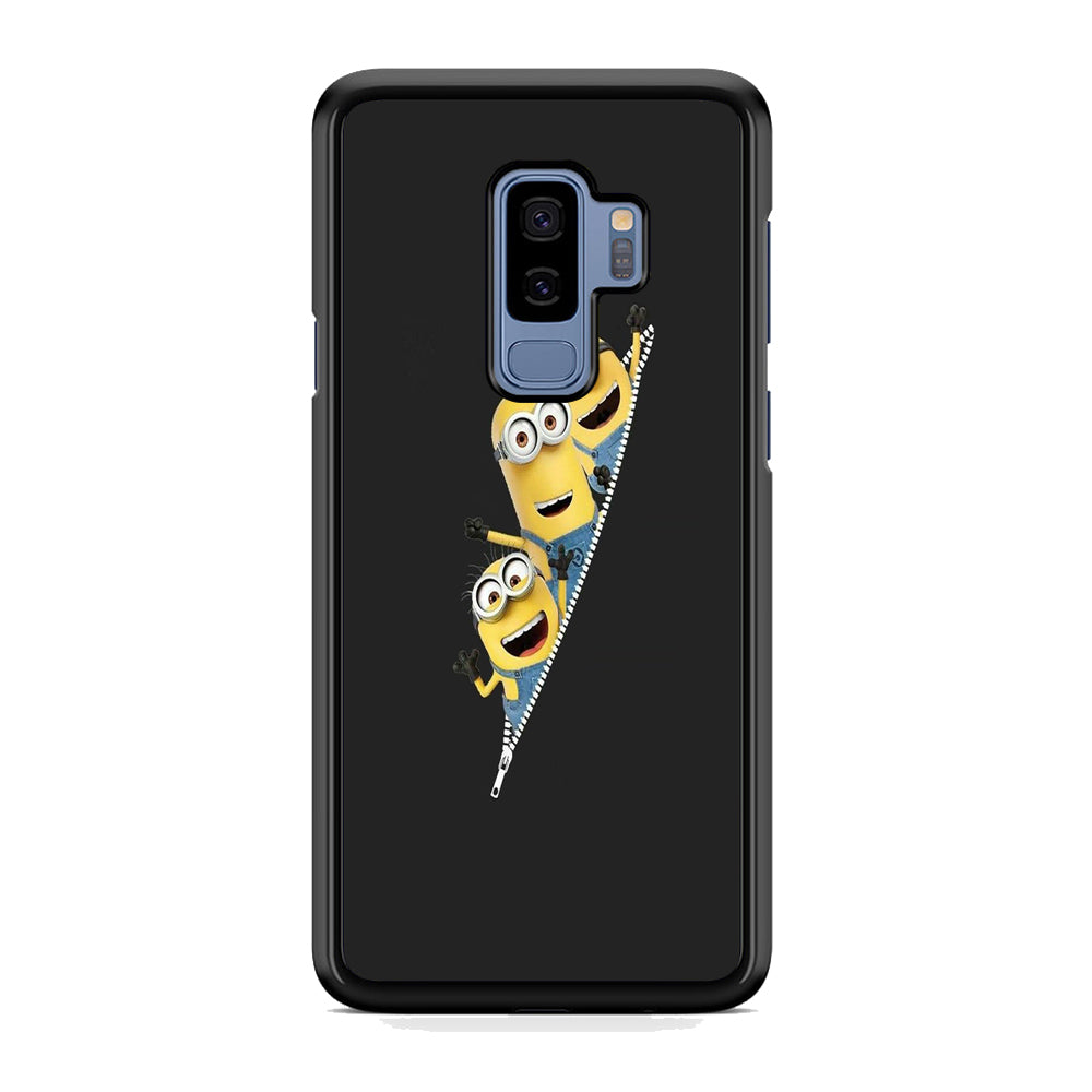Minions Grey Zip Samsung Galaxy S9 Plus Case