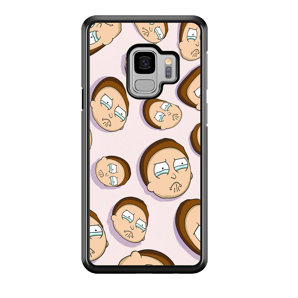 Morty Cry Head Doodle Samsung Galaxy S9 Case
