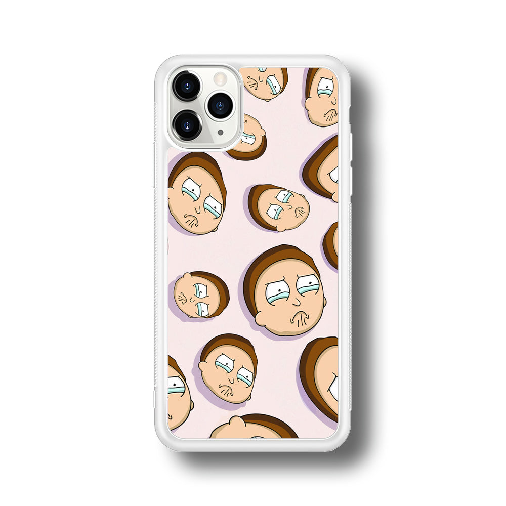 Morty Cry Head Doodle iPhone 11 Pro Max Case