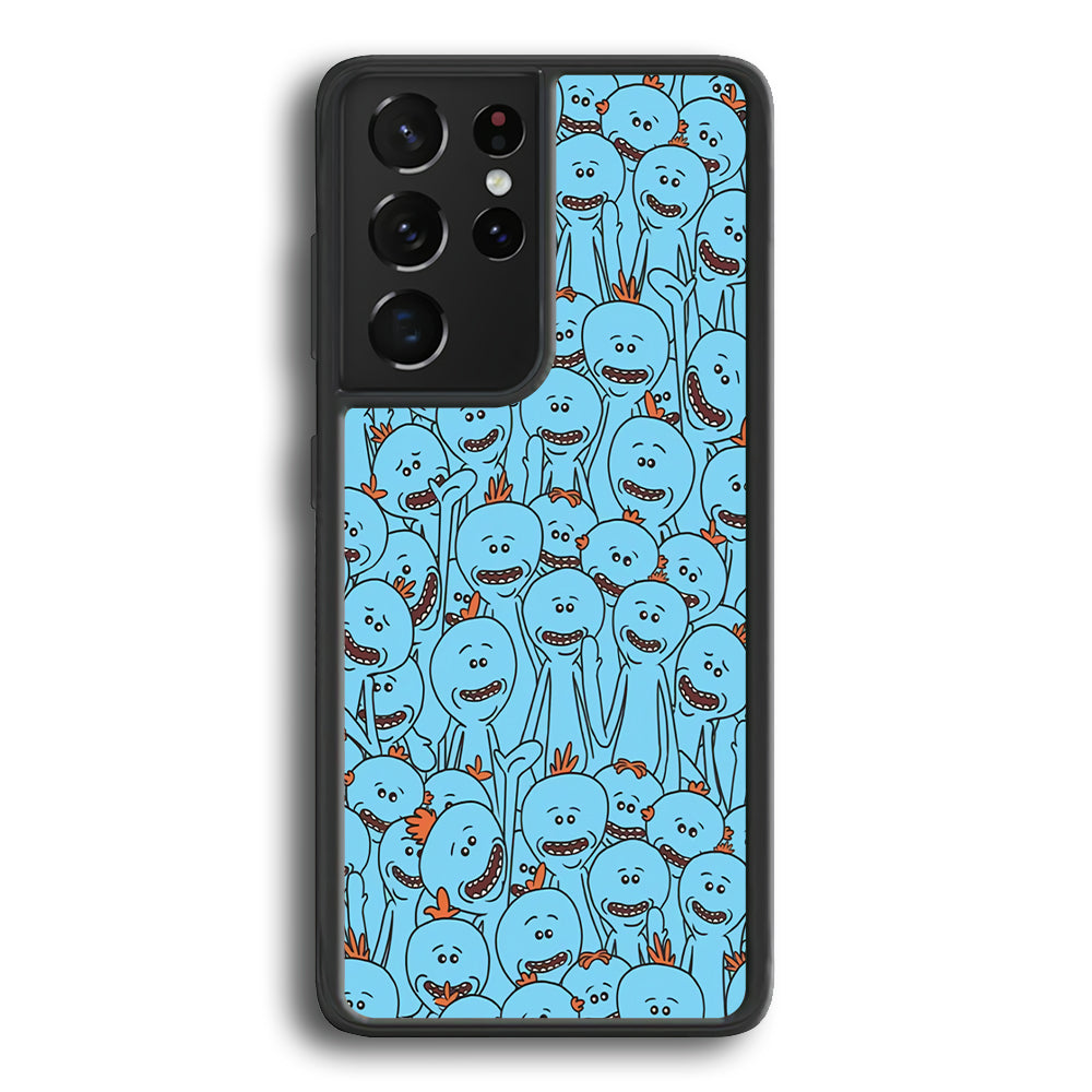 Mr Meeseeks Doodle Samsung Galaxy S21 Ultra Case - Carneyforia