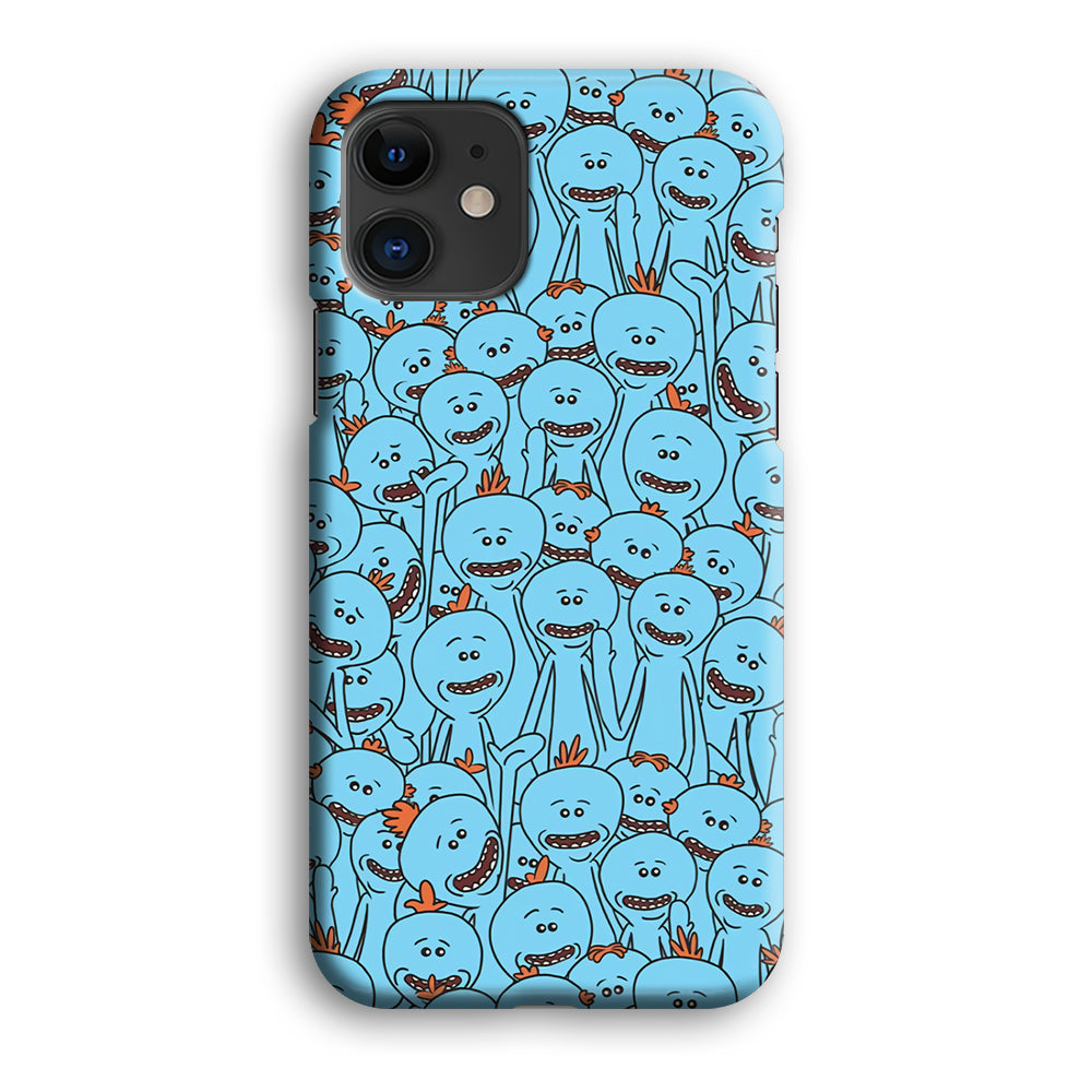 Mr Meeseeks Doodle iPhone 12 Case