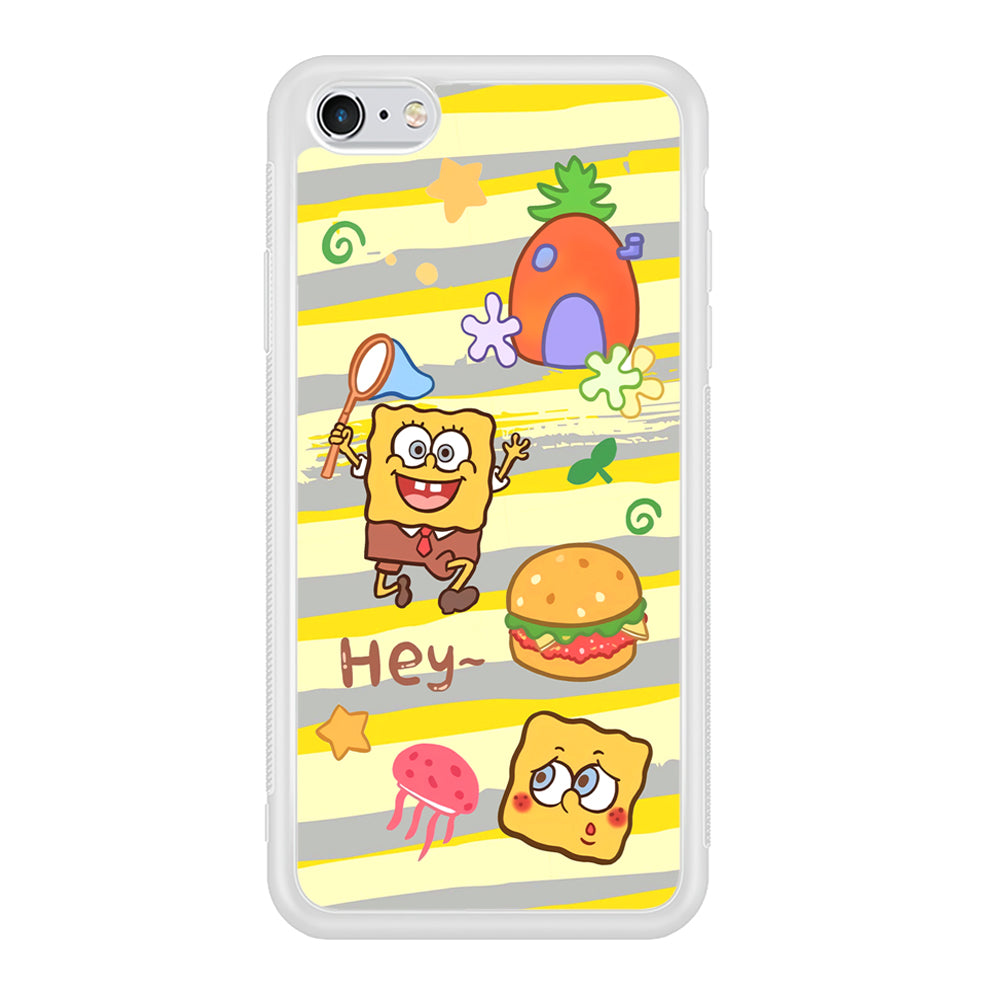 Mr Squarepants Fishing The Jellyfish iPhone 6 Plus | 6s Plus Case